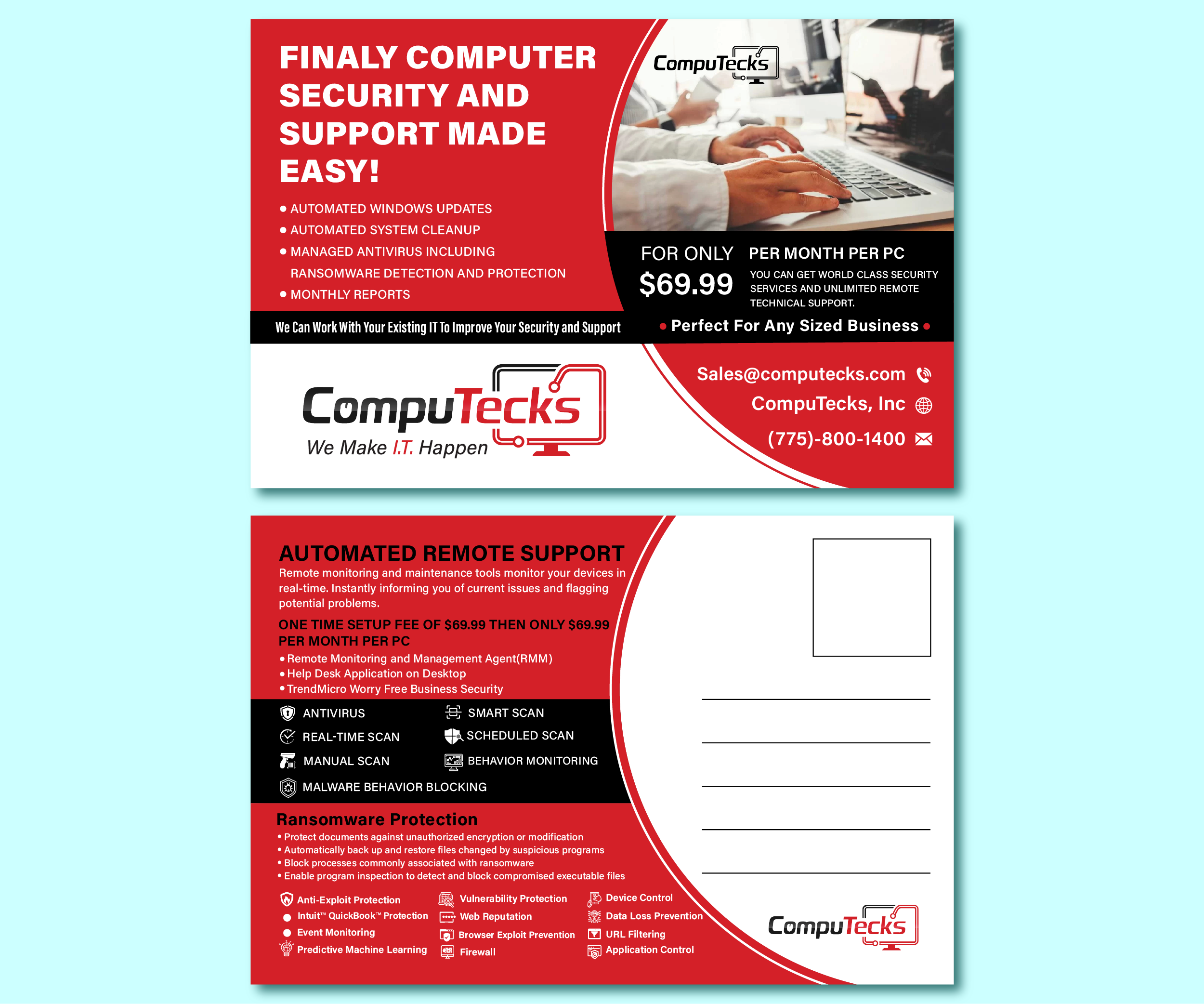 Postcard Design by SHRA_BONTI for this project | Design #32377528