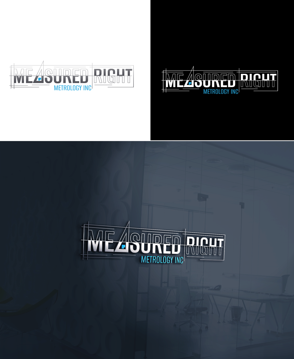 Logo Design by RA-bica for Measured Right Metrology Inc. | Design #32301096