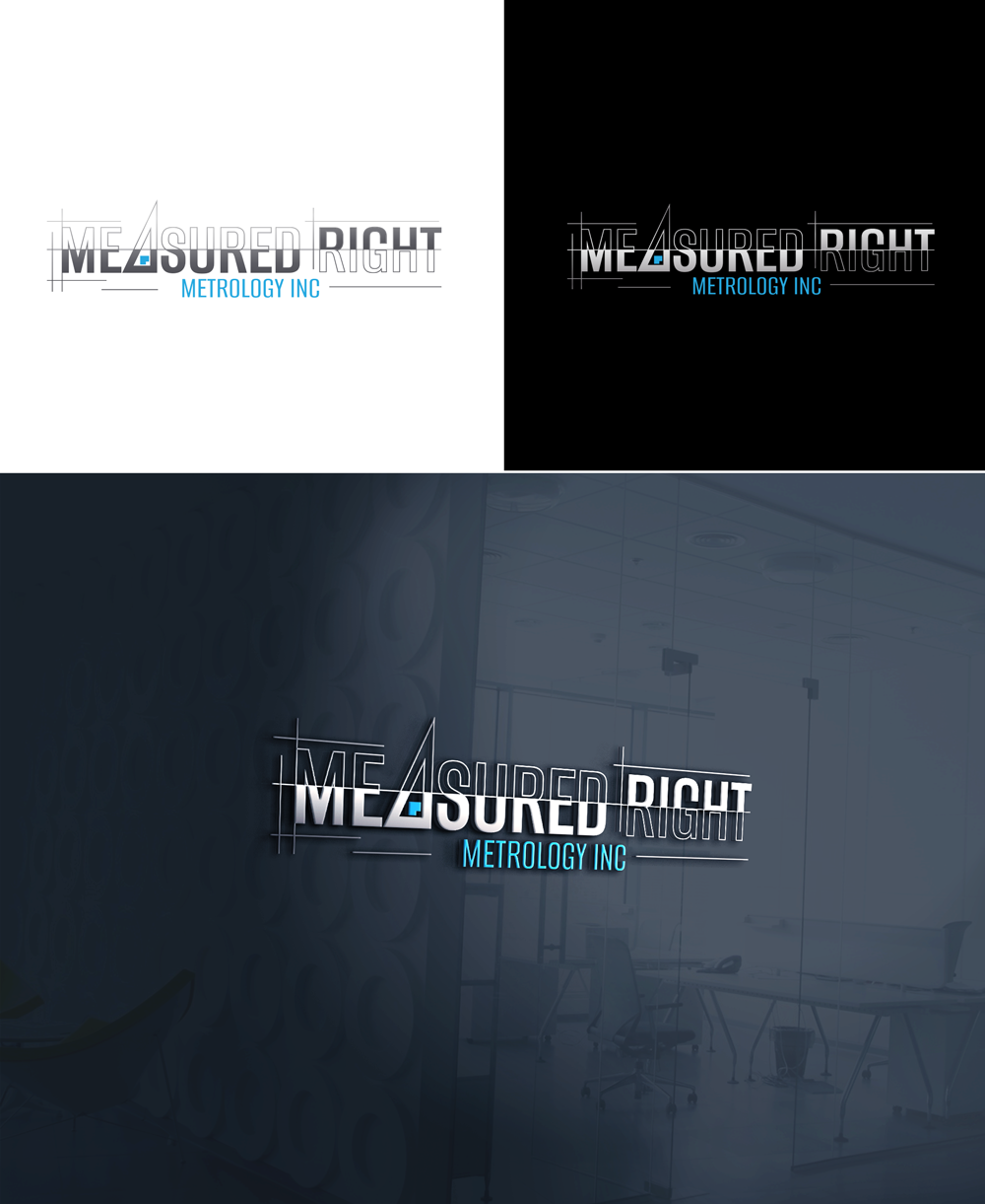 Logo-Design von RA-bica für Measured Right Metrology Inc. | Design #32301110