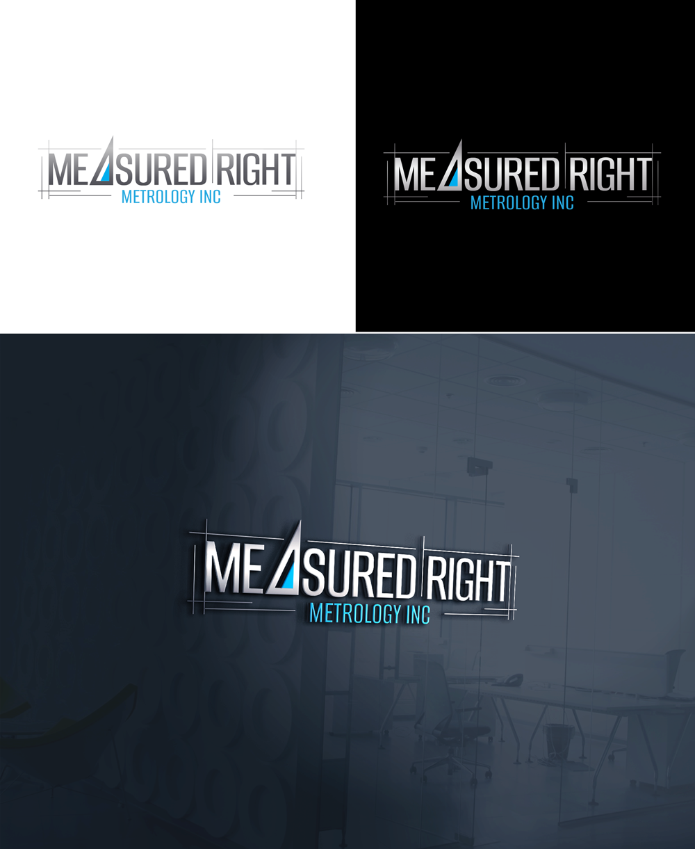 Logo Design by RA-bica for Measured Right Metrology Inc. | Design #32307285