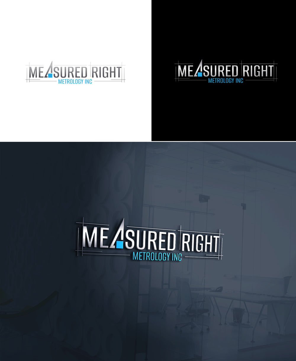 Logo Design by RA-bica for Measured Right Metrology Inc. | Design #32307477