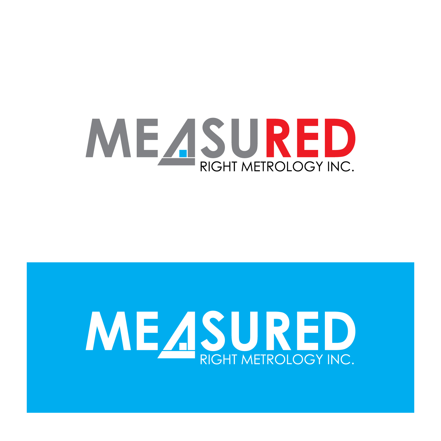 Logo Design by AMCSTUDIO for Measured Right Metrology Inc. | Design #32294199