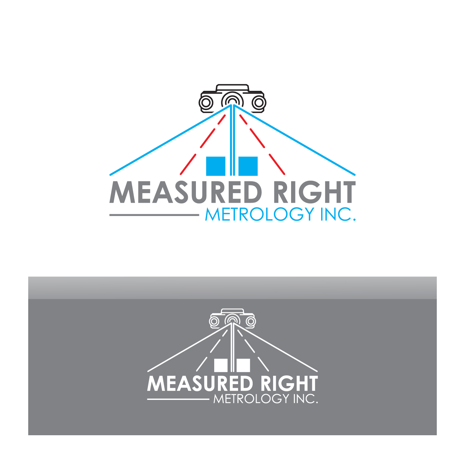 Logo Design by AMCSTUDIO for Measured Right Metrology Inc. | Design #32302988