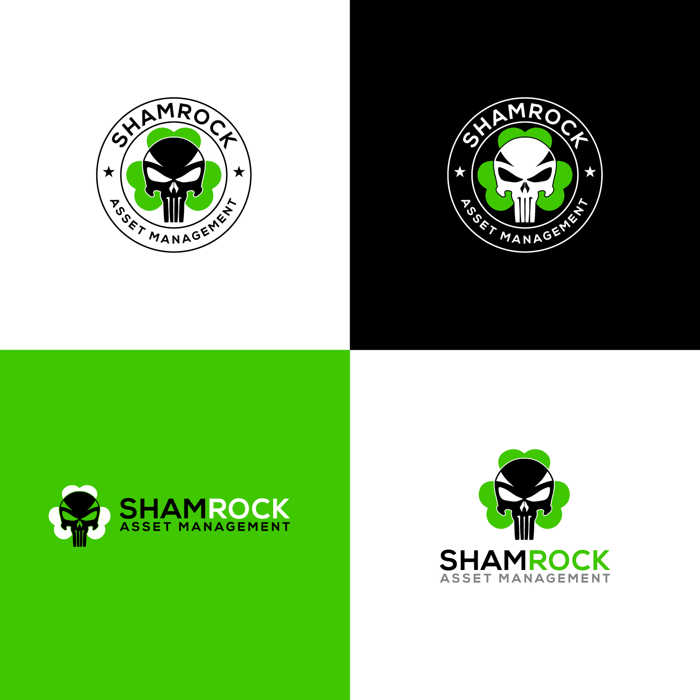 Logo Design by AL-BARAKAH for Shamrock Asset Management | Design #32299138