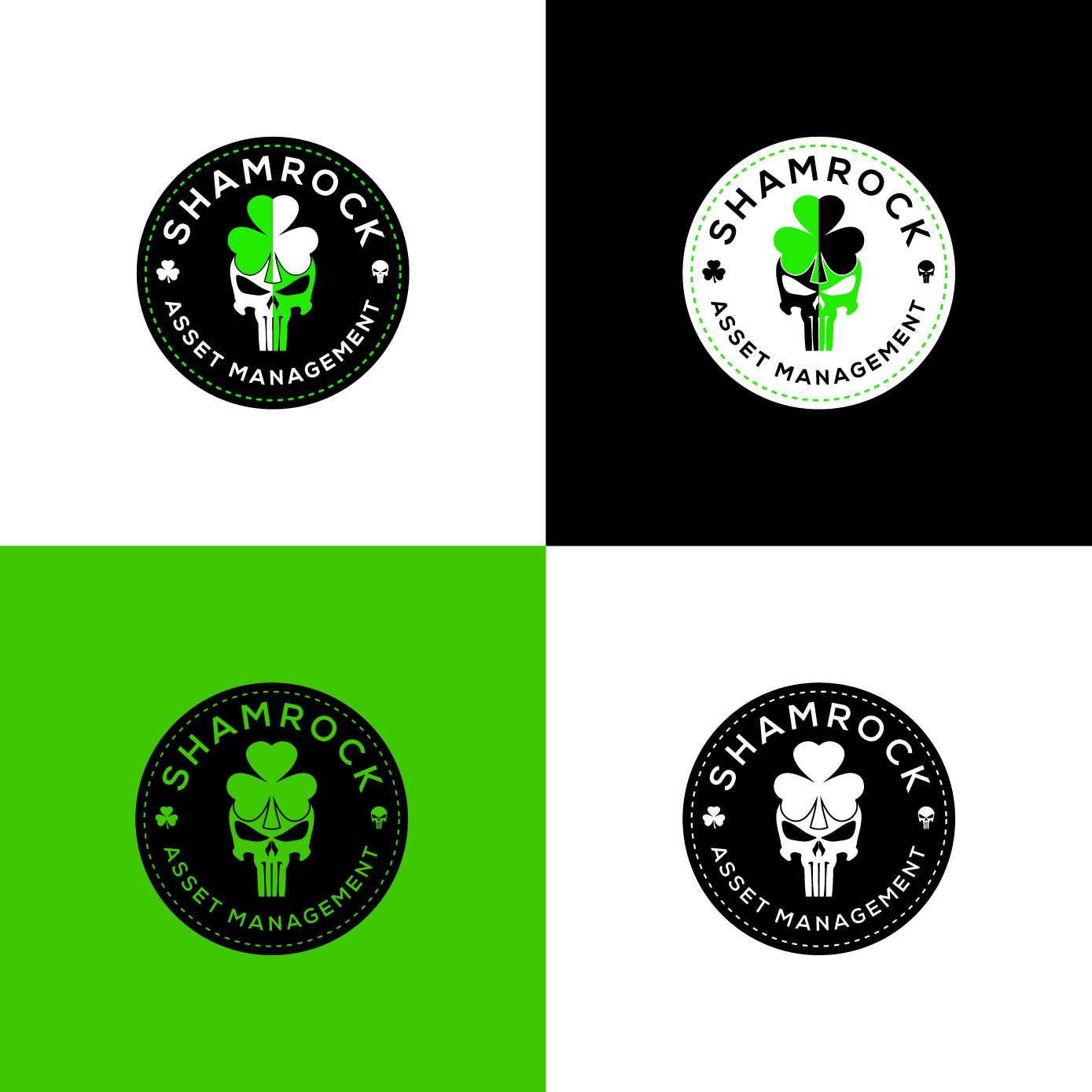 Logo Design by AL-BARAKAH for Shamrock Asset Management | Design #32299261