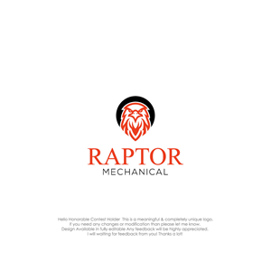 Design de Logo par LogoEon pour Raptor Mehanical | Design : #32299861