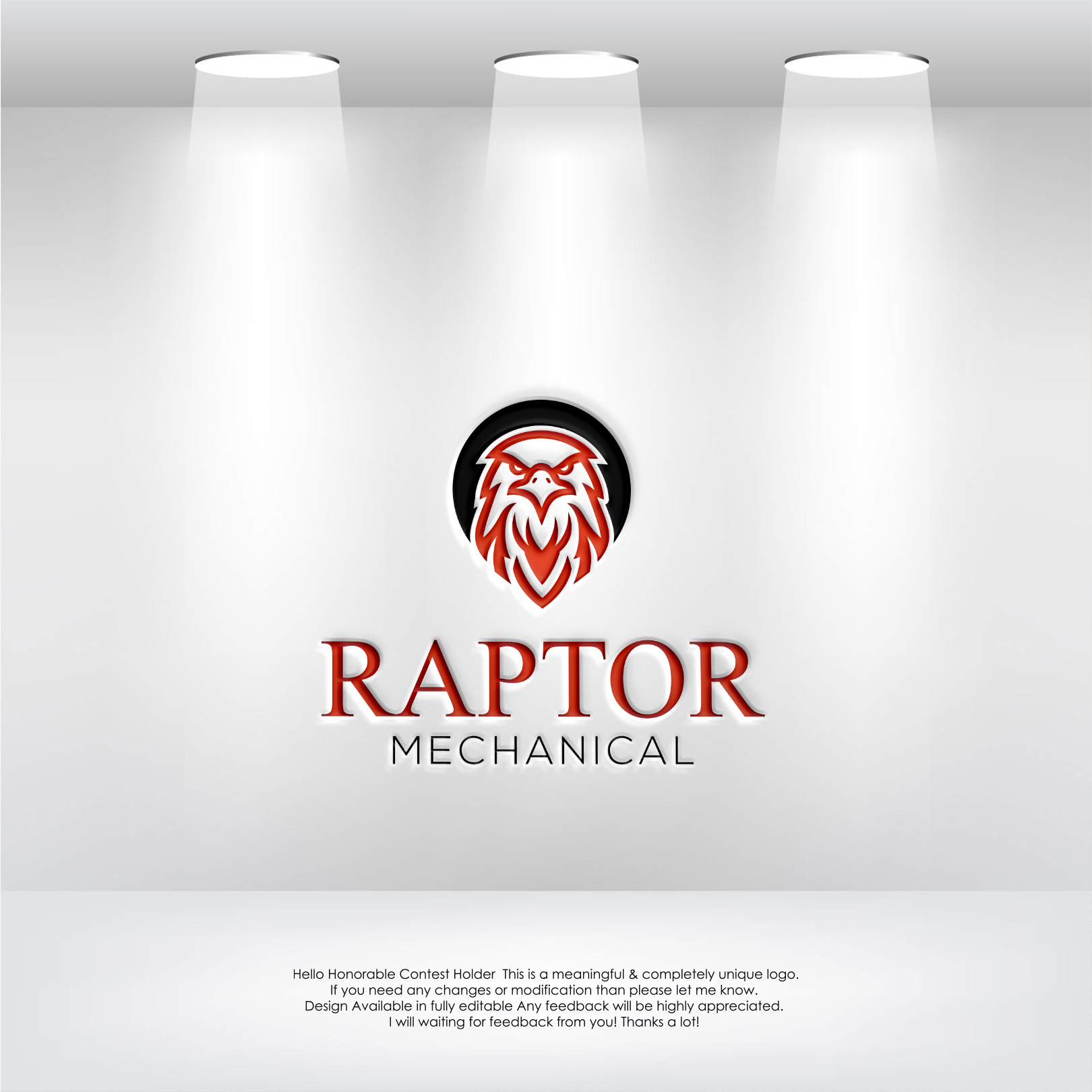 Design de Logo par LogoEon pour Raptor Mehanical | Design #32299863