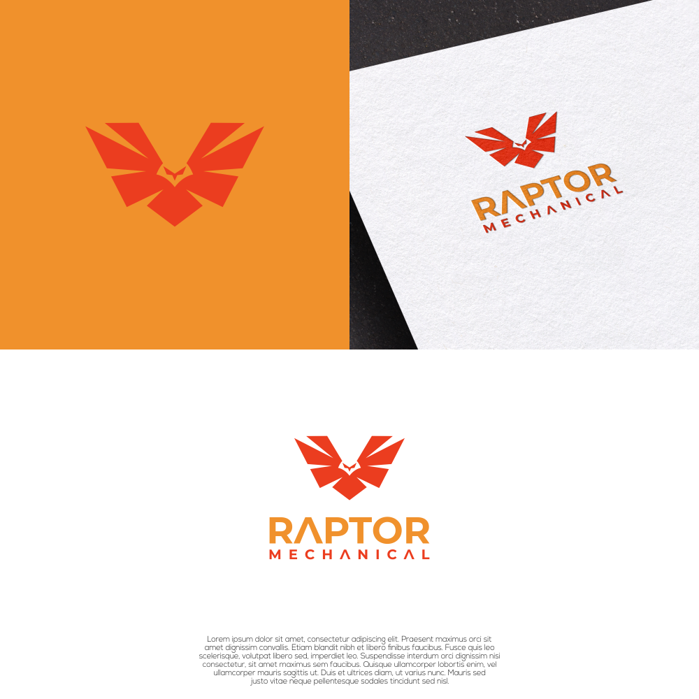 Logo Design by Verguson for Raptor Mehanical | Design #32305528