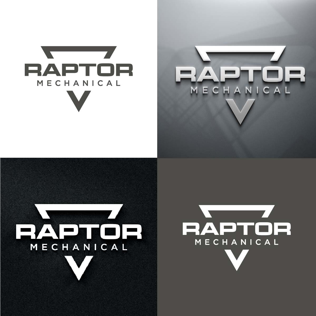 Logo Design by fly  design for Raptor Mehanical | Design #32304833