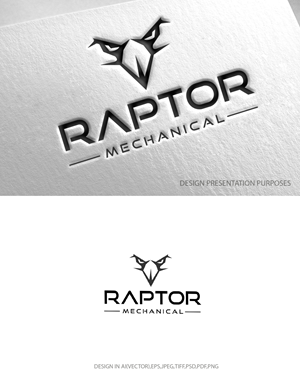 Logo Design by zebronicgraphic for Raptor Mehanical | Design: #32297814