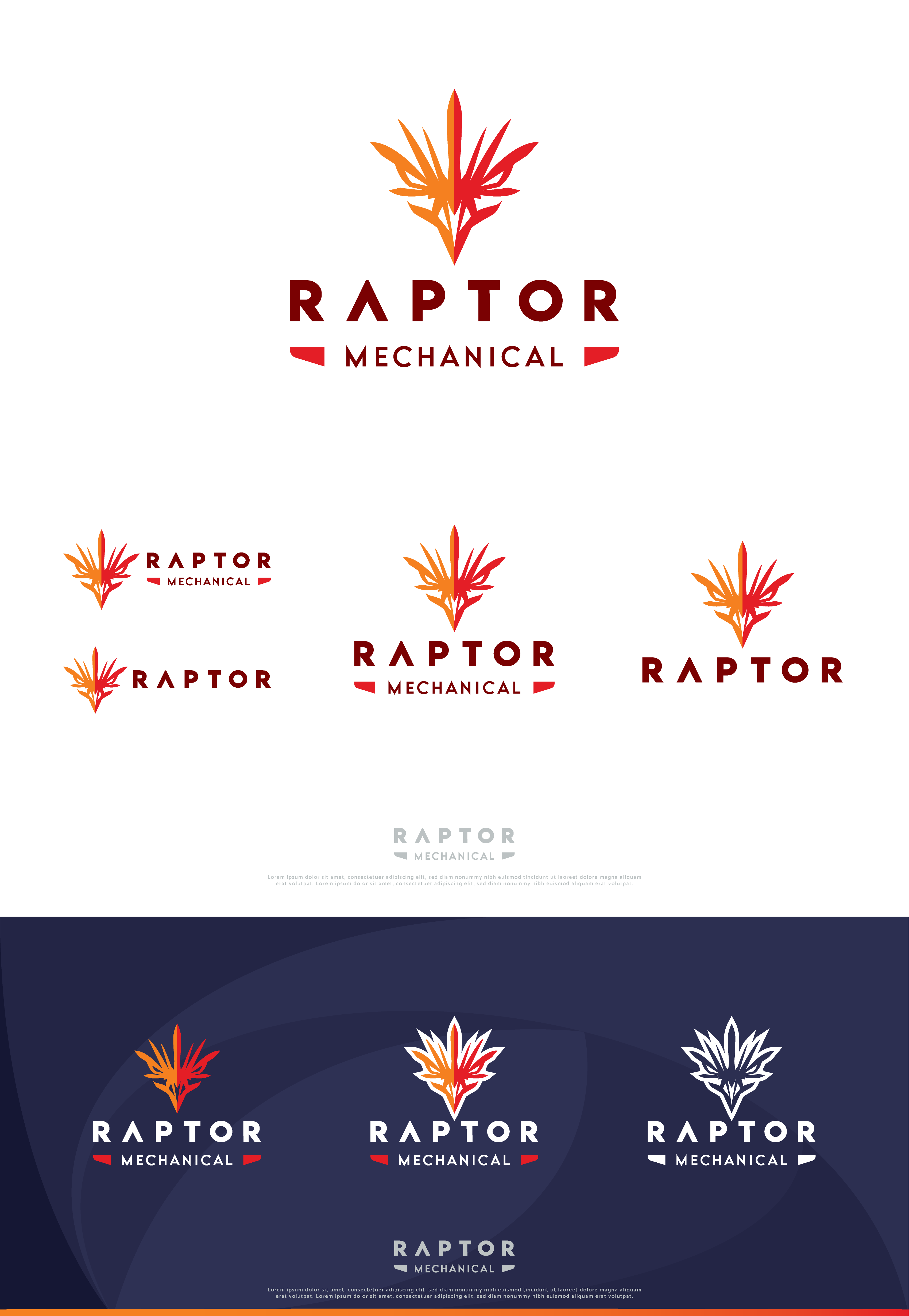 Logo Design by Gabriel T. Marques for Raptor Mehanical | Design #32301537