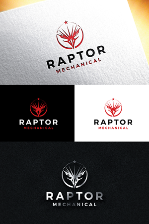 Logo Design by step forward 2 for Raptor Mehanical | Design: #32296418