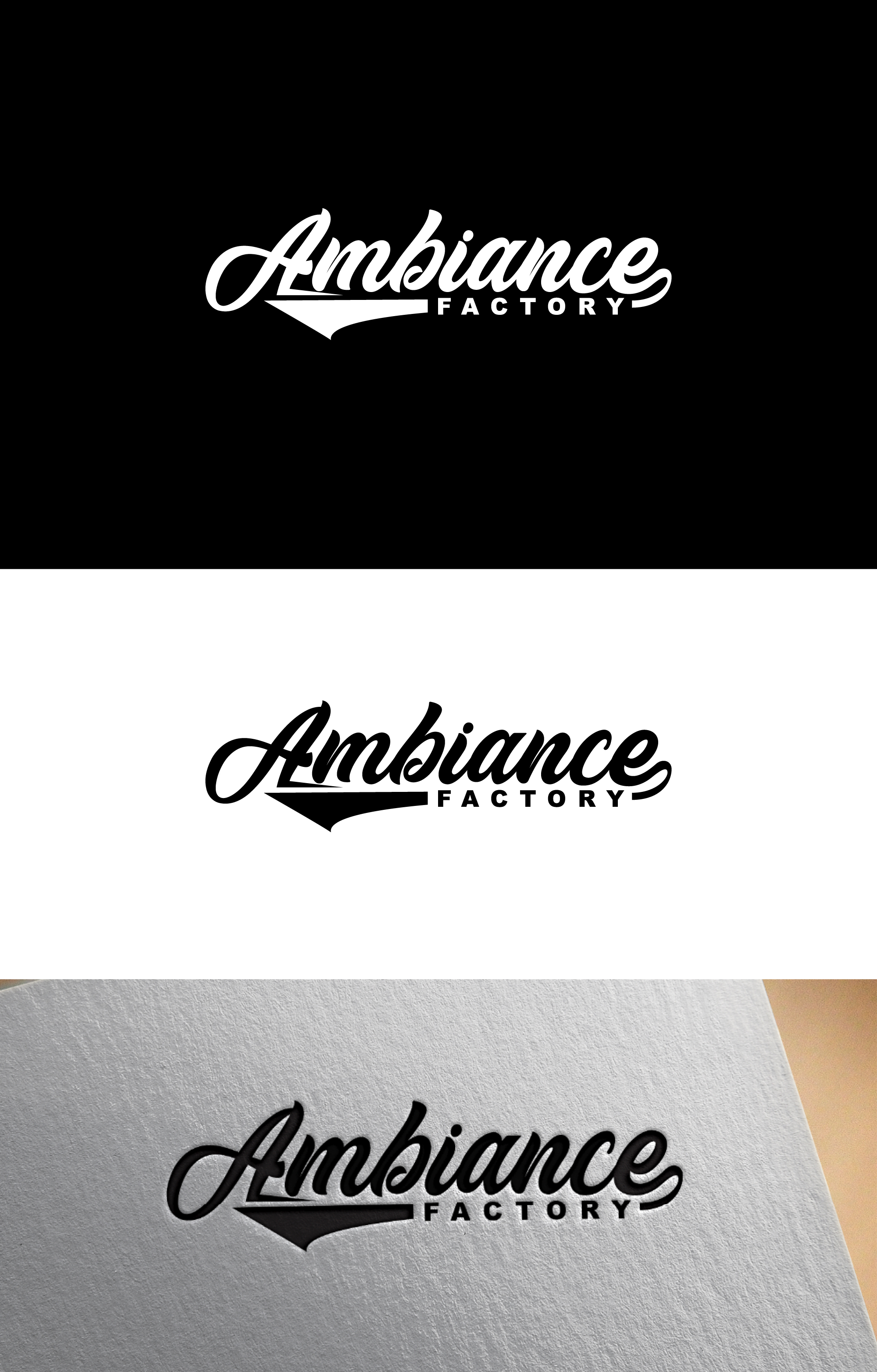 Diseño de Logo por RS_Design para Ambiance Factory | Diseño #32302649