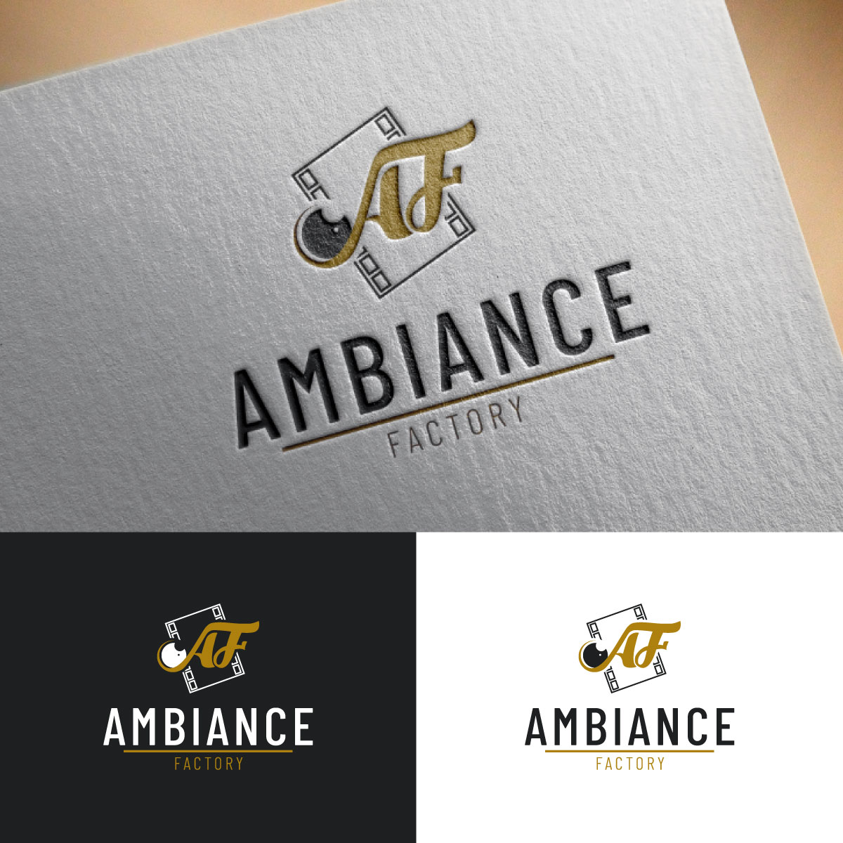 Logo Design by Loknath for Ambiance Factory | Design: #32305125