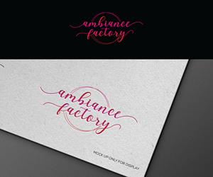 Logo Design by Srk pix!14 for Ambiance Factory | Design: #32312935