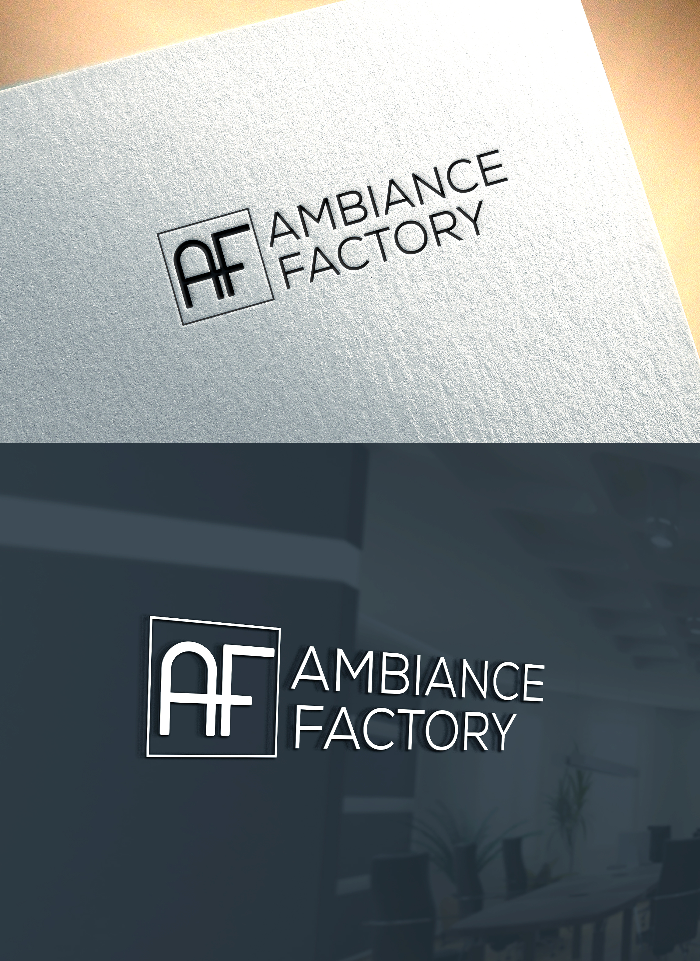 Logo Design by RaKu 2 for Ambiance Factory | Design #32350293