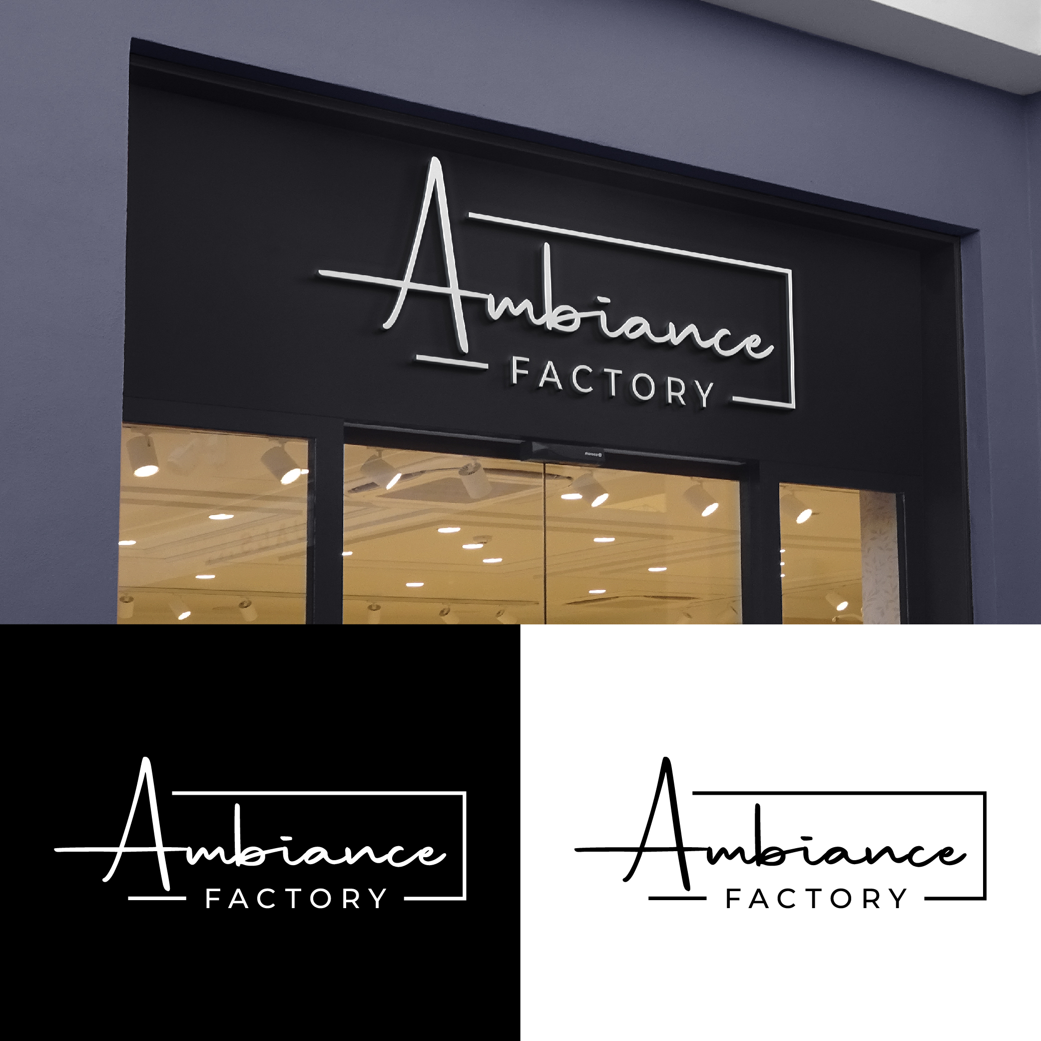 Logo Design by designer profile for Ambiance Factory | Design #32303475