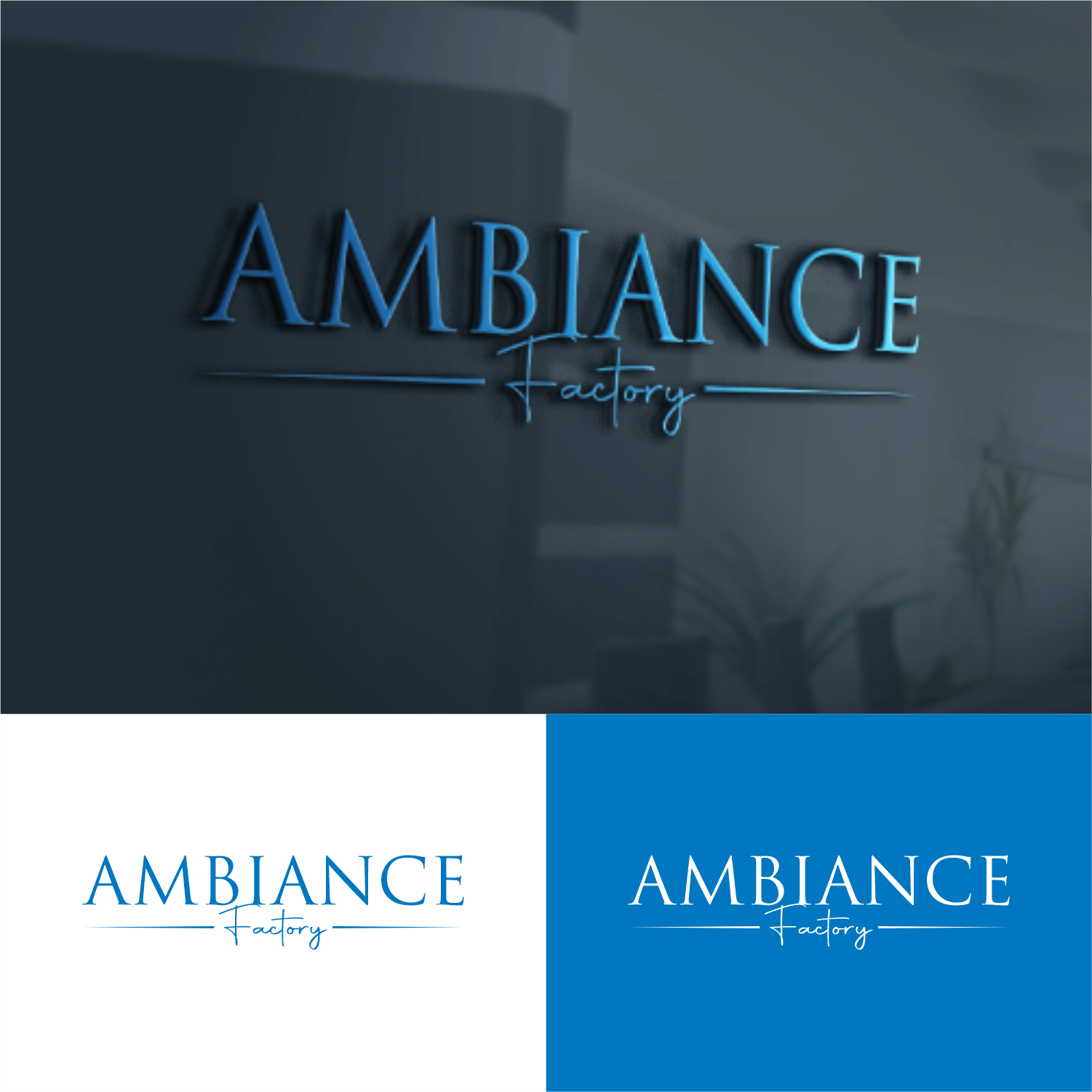 Logo Design by ganesaputu for Ambiance Factory | Design #32302003