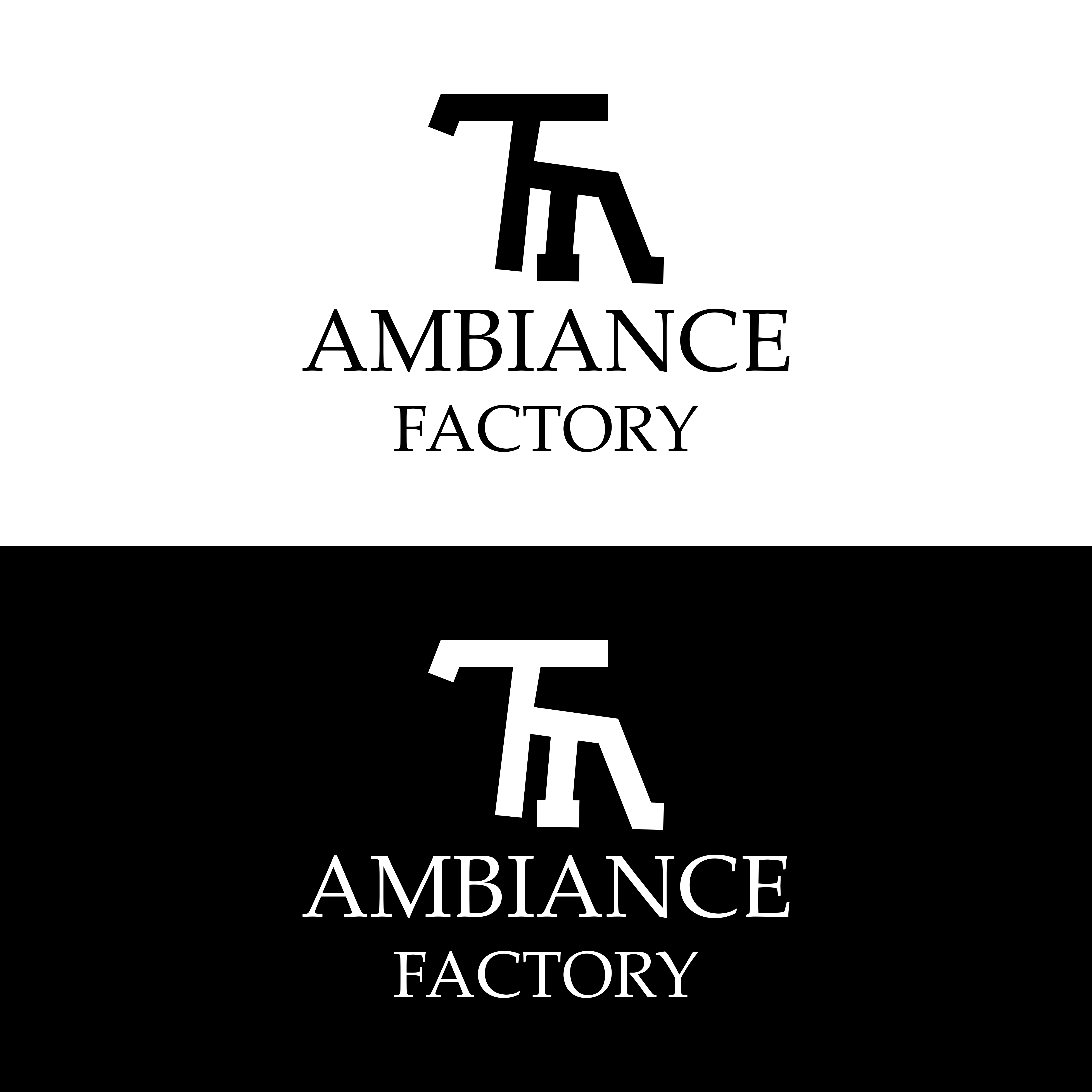 Logo Design by Cah Nakal for Ambiance Factory | Design #32304915
