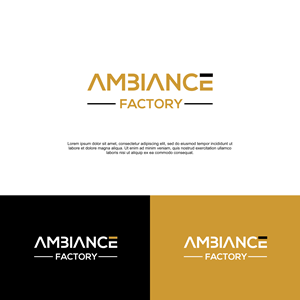 Logo Design by Frata_Design for Ambiance Factory | Design: #32309181