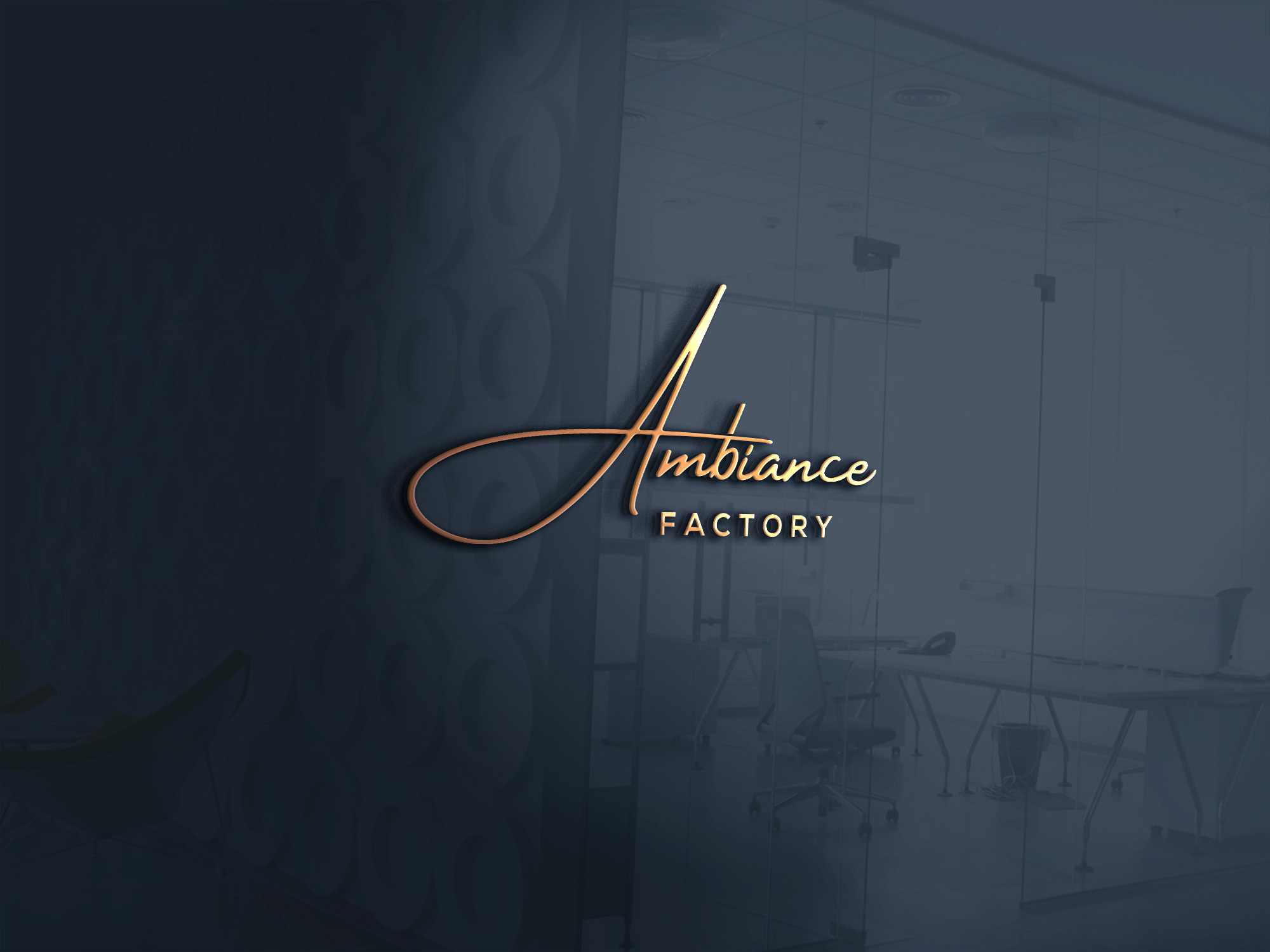 Diseño de Logo por Fahmida Sattar Santa para Ambiance Factory | Diseño #32327944
