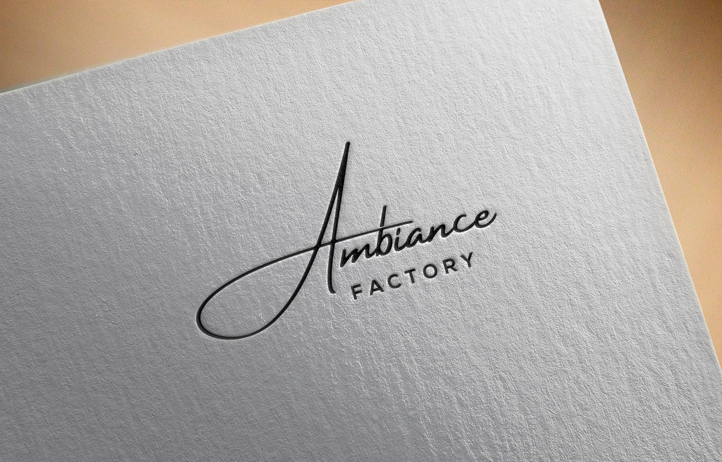 Logo Design by Fahmida Sattar Santa for Ambiance Factory | Design #32327952