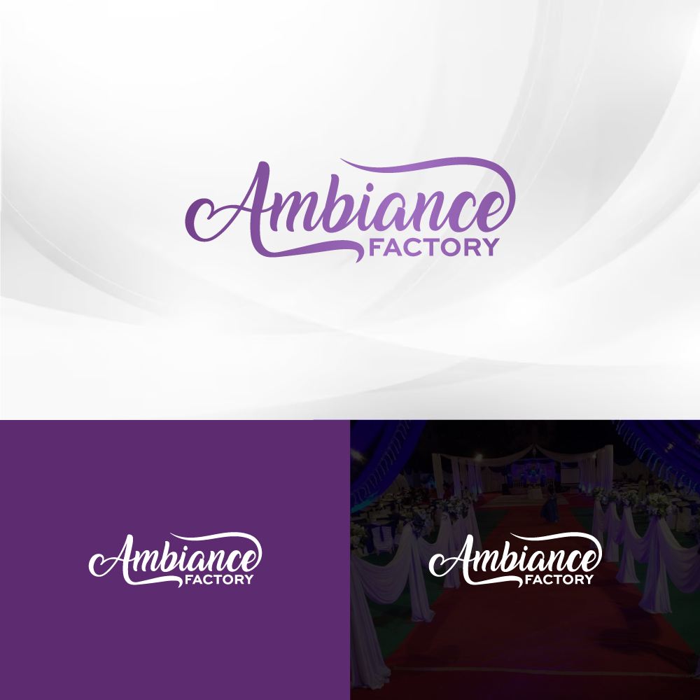 Logo-Design von Tan-D für Ambiance Factory | Design #32305204
