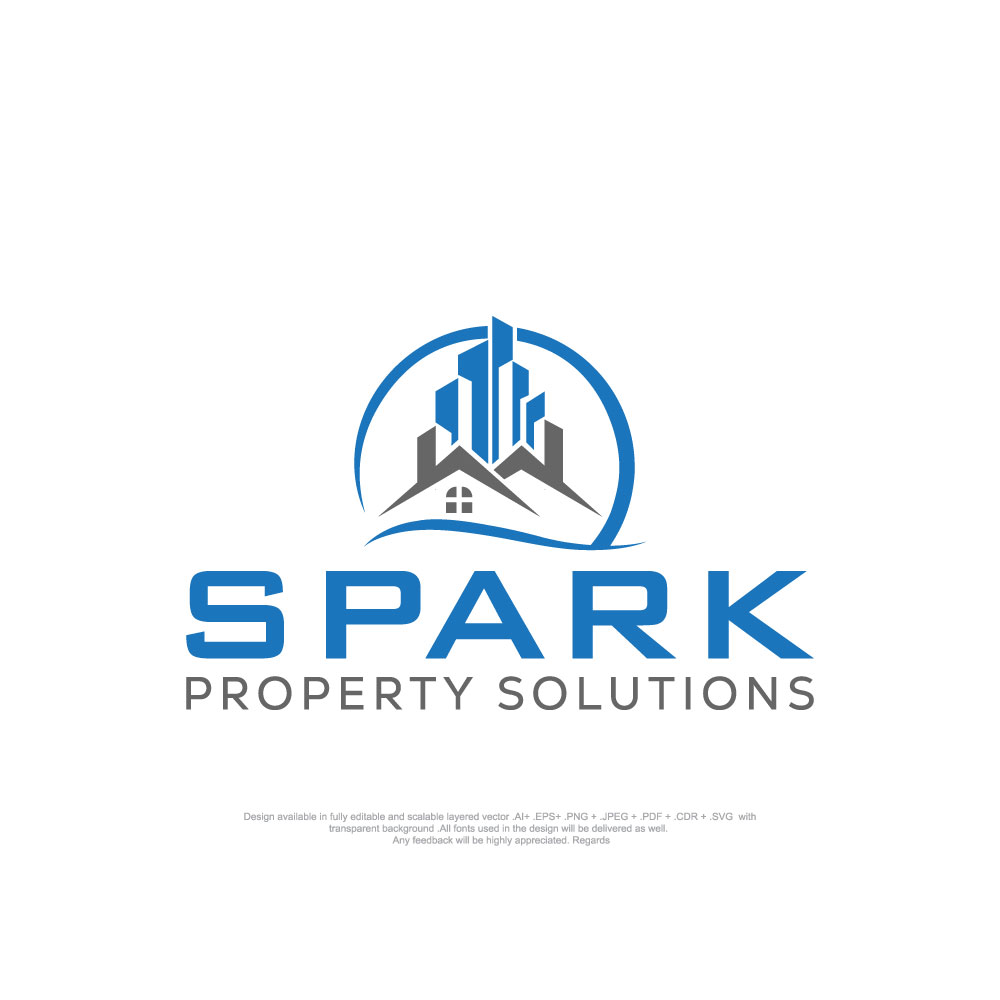 Diseño de Logo por sthirteen para Spark Property Solutions, LLC | Diseño #32303631