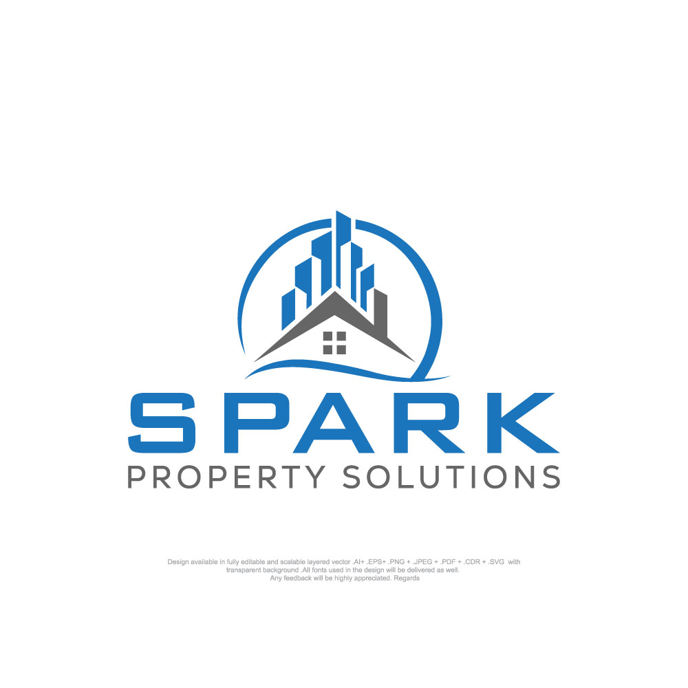 Diseño de Logo por sthirteen para Spark Property Solutions, LLC | Diseño #32303639