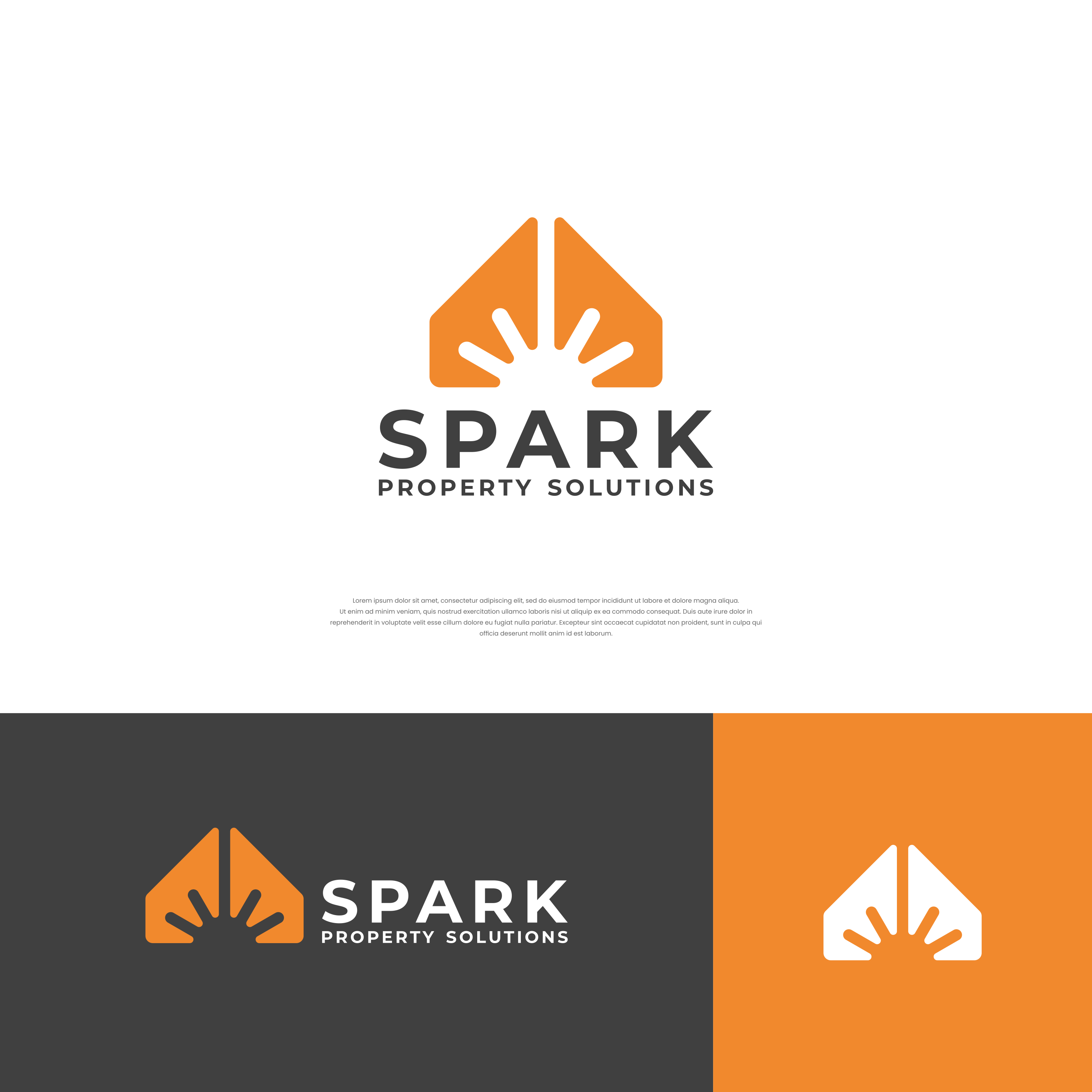 Logo Design by ge.logo for Spark Property Solutions, LLC | Design #32323014