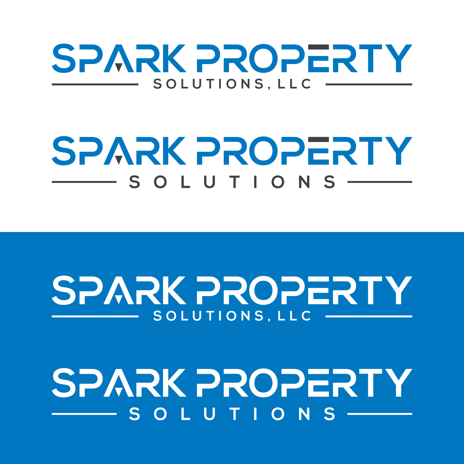 Logo-Design von cah awu für Spark Property Solutions, LLC | Design #32301408
