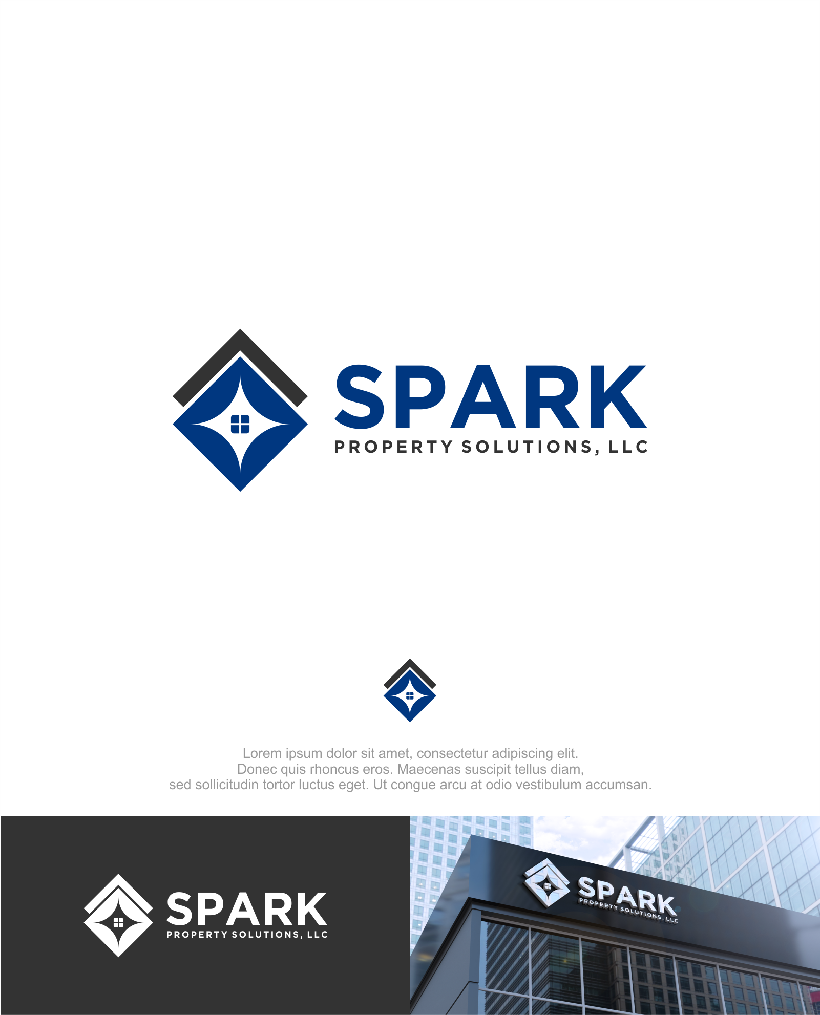 Diseño de Logo por M.Syaiful Huda para Spark Property Solutions, LLC | Diseño #32301280