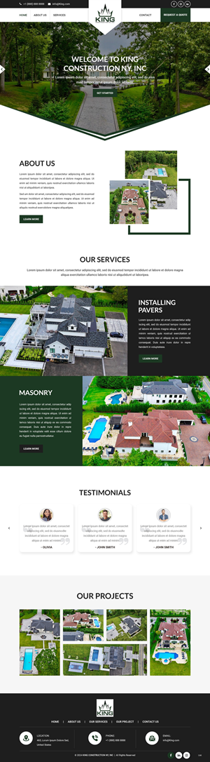 Web Design by pb for this project | Design #32306142