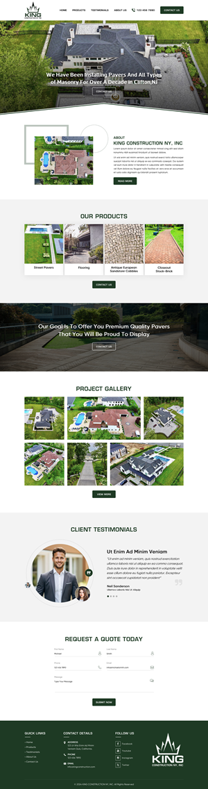 Web Design by Sbss for this project | Design: #32311792
