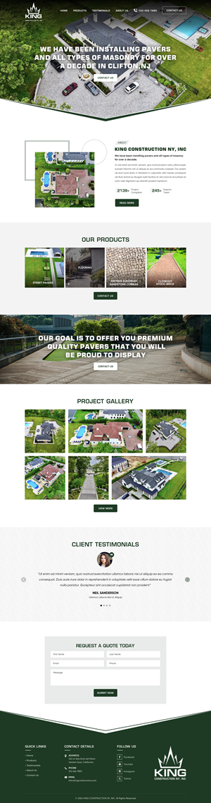 Web Design by Sbss for this project | Design: #32313333