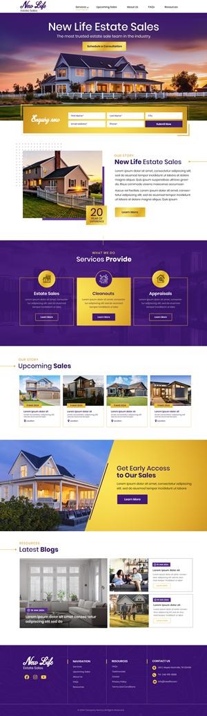 Web Design by Blue Sparrow for this project | Design: #32304190