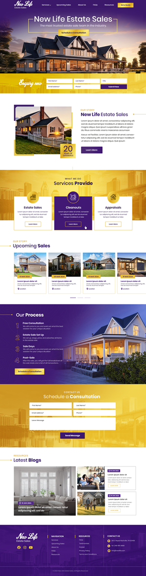 Web Design by Blue Sparrow for this project | Design: #32305194