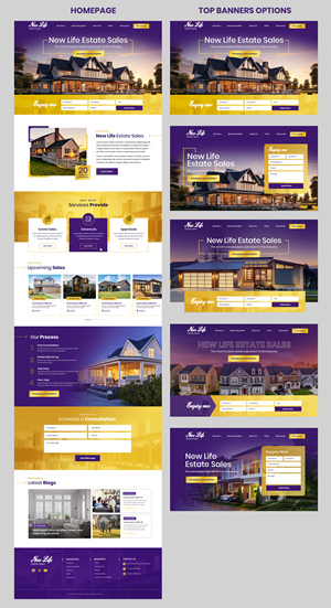 Web Design by Blue Sparrow for this project | Design: #32305449