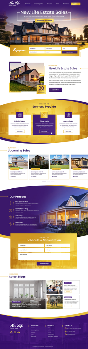 Web Design by Blue Sparrow for this project | Design: #32318282