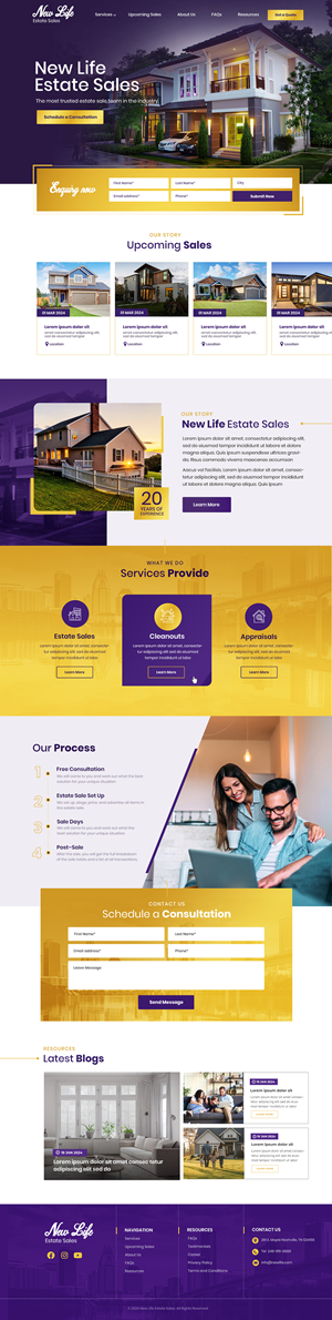 Web Design by Blue Sparrow for this project | Design: #32325498