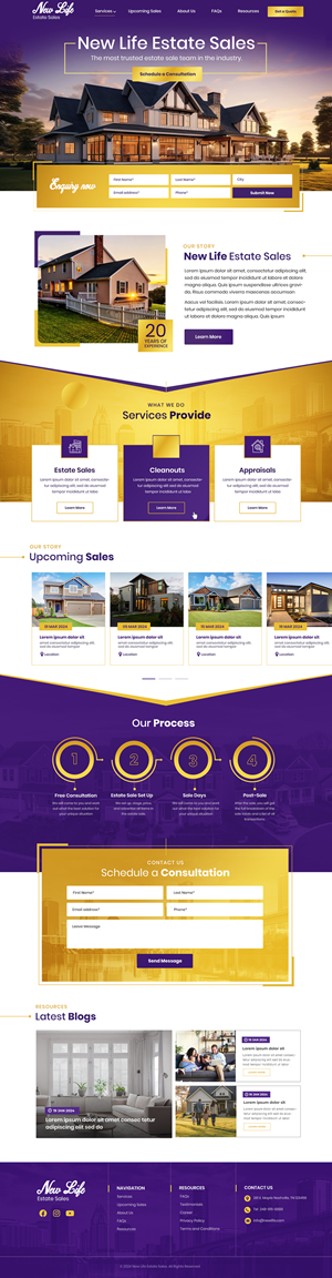 Web Design by Blue Sparrow for this project | Design: #32325499