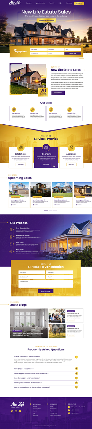 Web Design by Blue Sparrow for this project | Design: #32369156