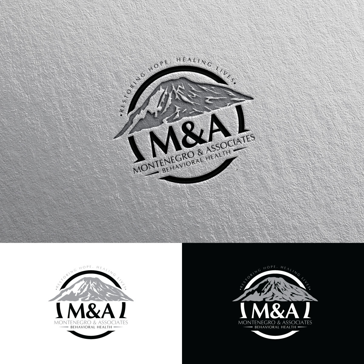 Logo Design by chris Ray for Montenegro & Associates Behavioral Health | Design #32309939