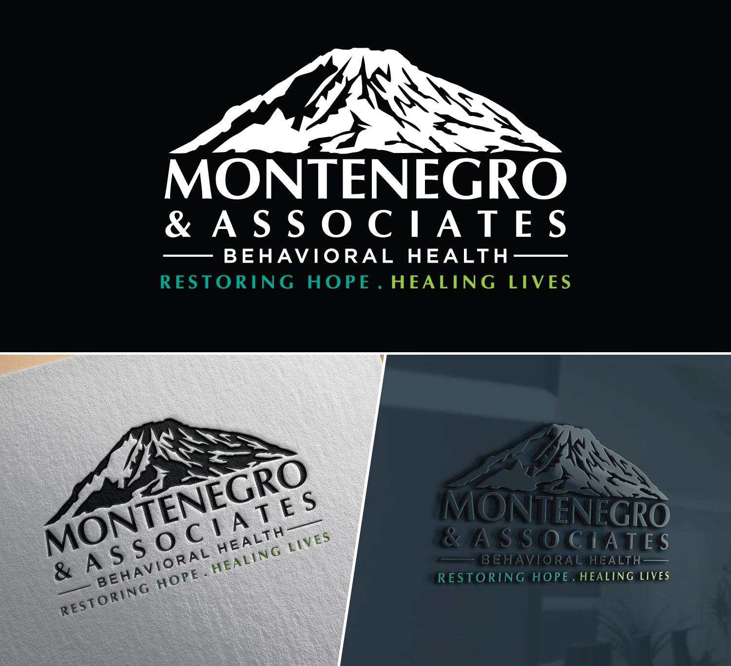 Logo Design by Atec for Montenegro & Associates Behavioral Health | Design #32316705