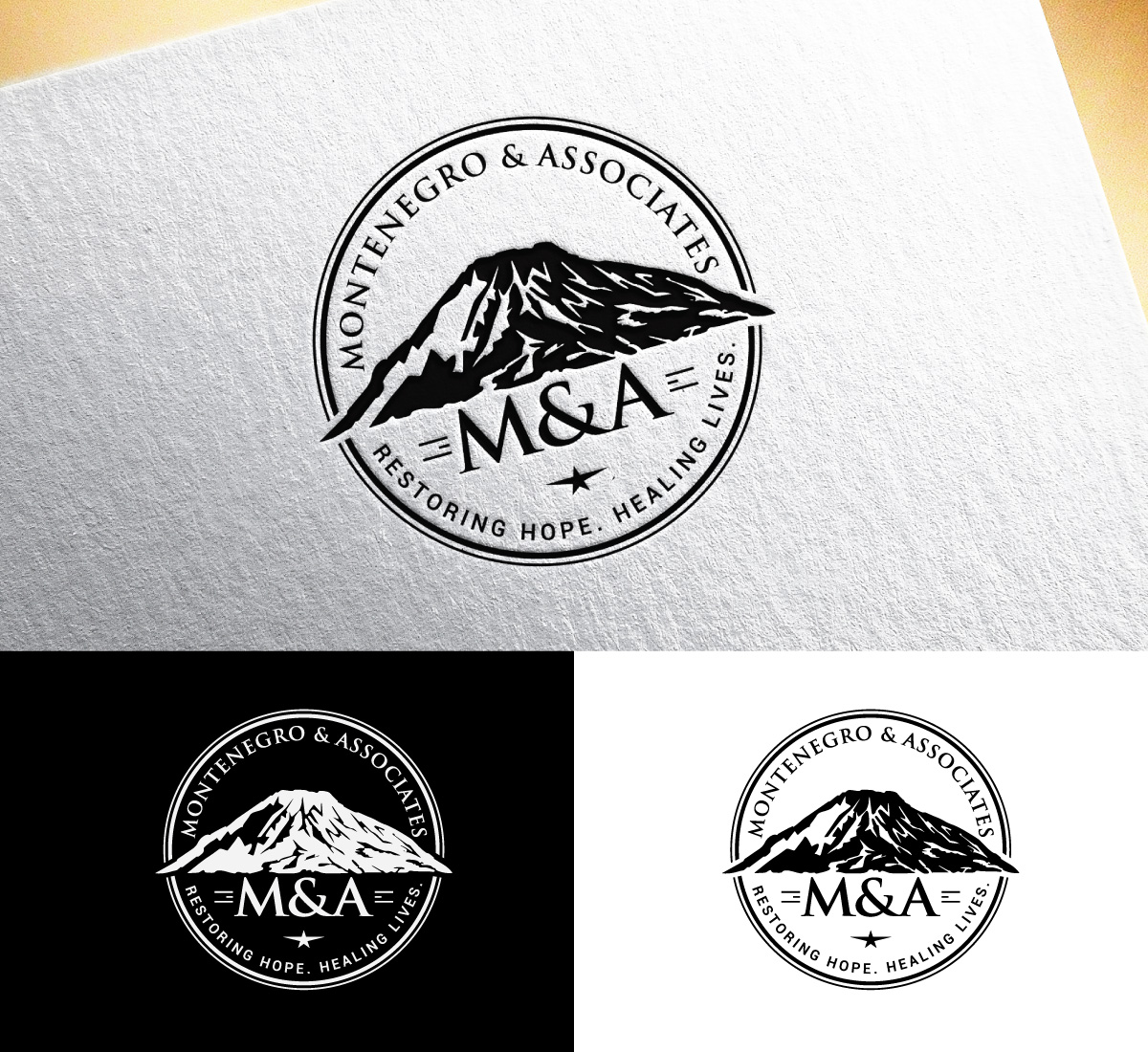 Logo Design by Dot Design 3 for Montenegro & Associates Behavioral Health | Design #32334657