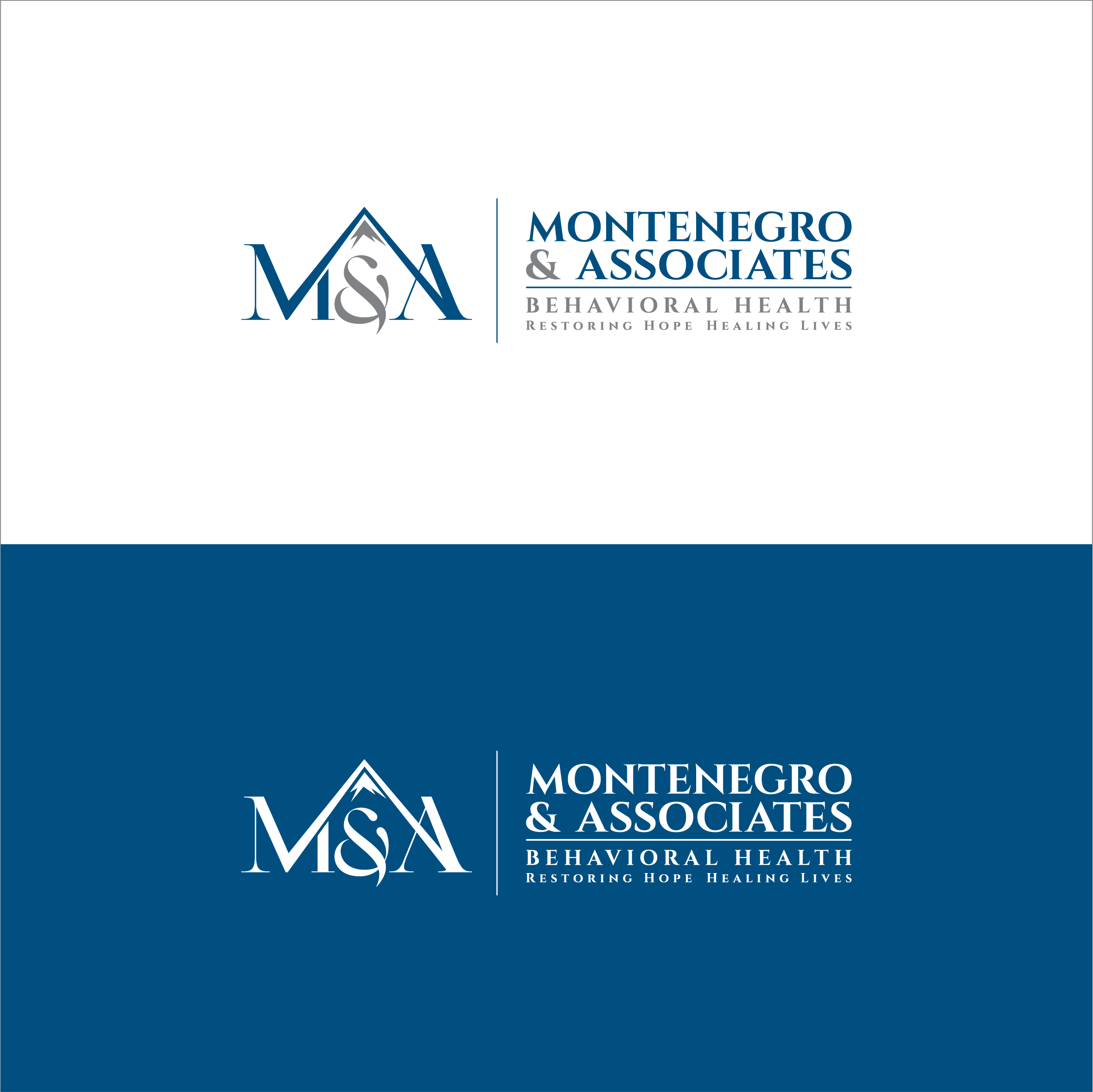 Logo Design by gauravgraphy for Montenegro & Associates Behavioral Health | Design #32336834