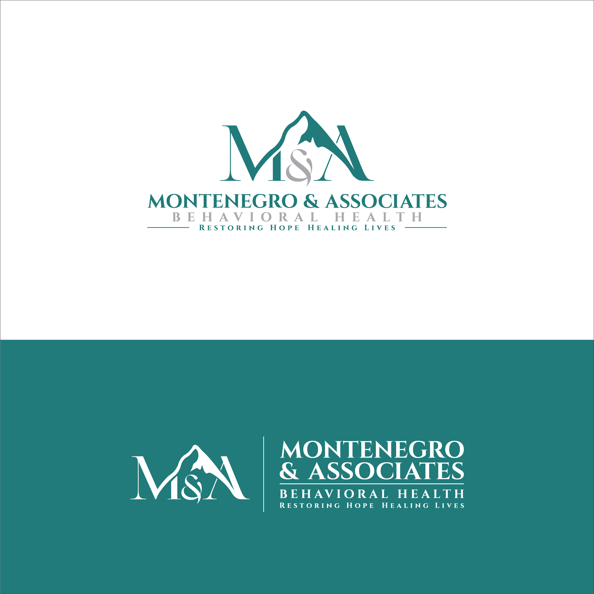 Logo Design by gauravgraphy for Montenegro & Associates Behavioral Health | Design #32338081