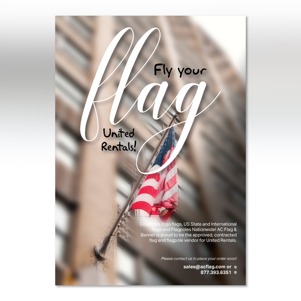 Flyer Design by YourLogoMaster for AC Flag & Banner  | Design #32312372