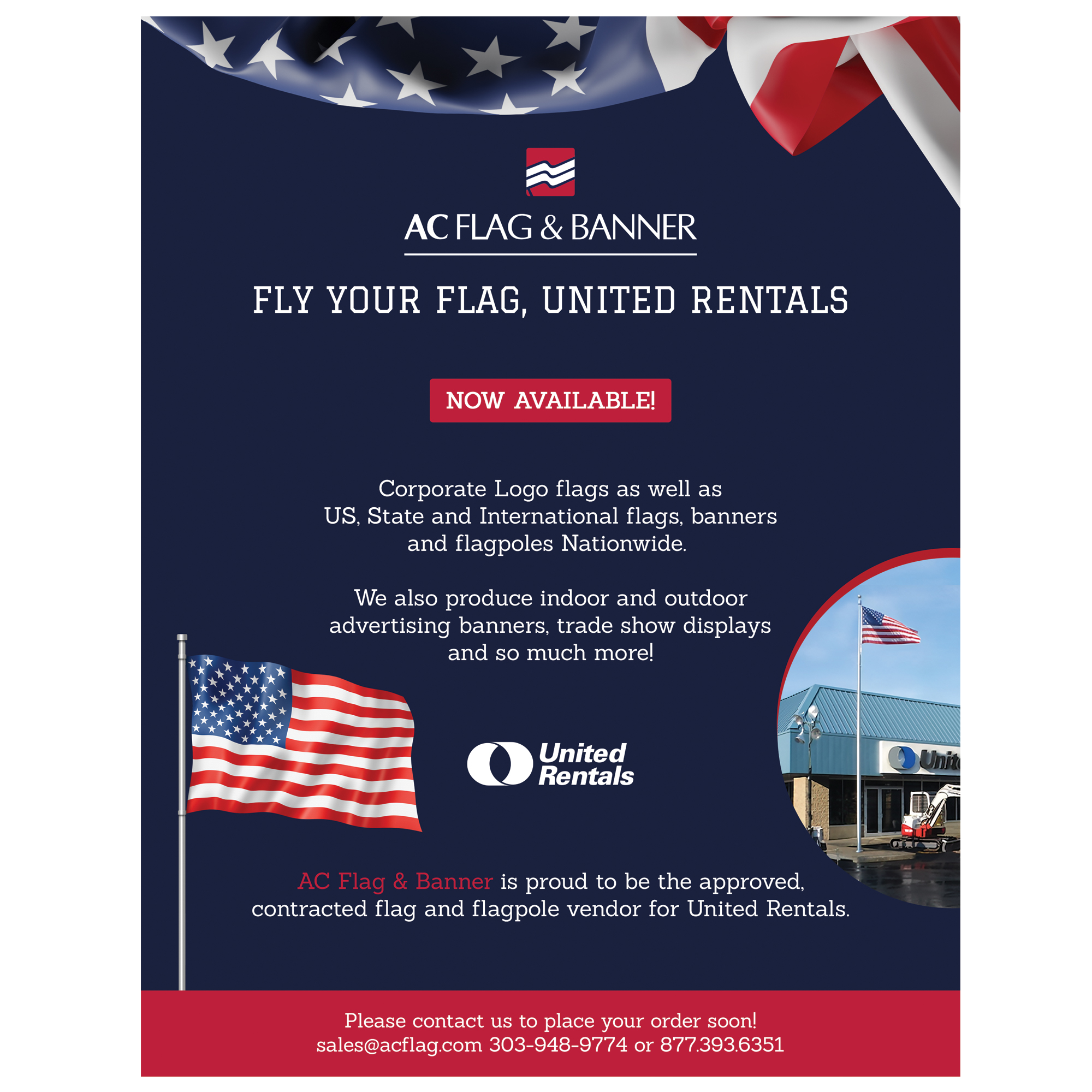 Flyer Design by Natasa Ivancevic for AC Flag & Banner  | Design #32320010