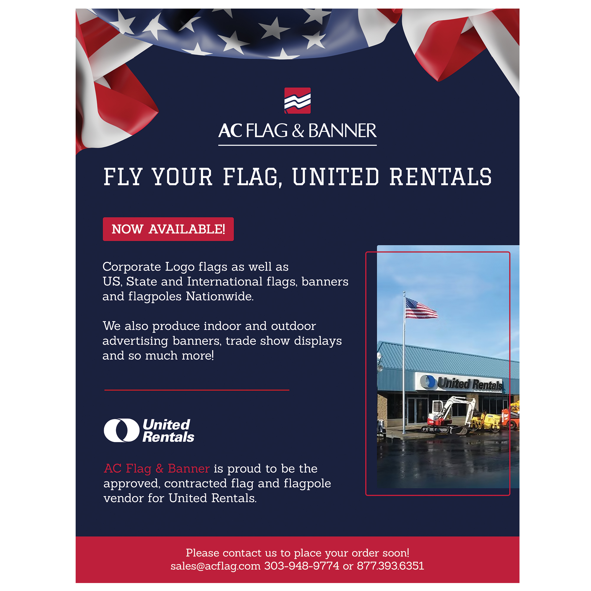 Flyer Design by Natasa Ivancevic for AC Flag & Banner  | Design #32320086